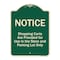 Signmission Designer Series-Notice-Shopping Carts Are Provided For Use In The Store And, G-1824-9805 A-DES-G-1824-9805 - alternate 1
